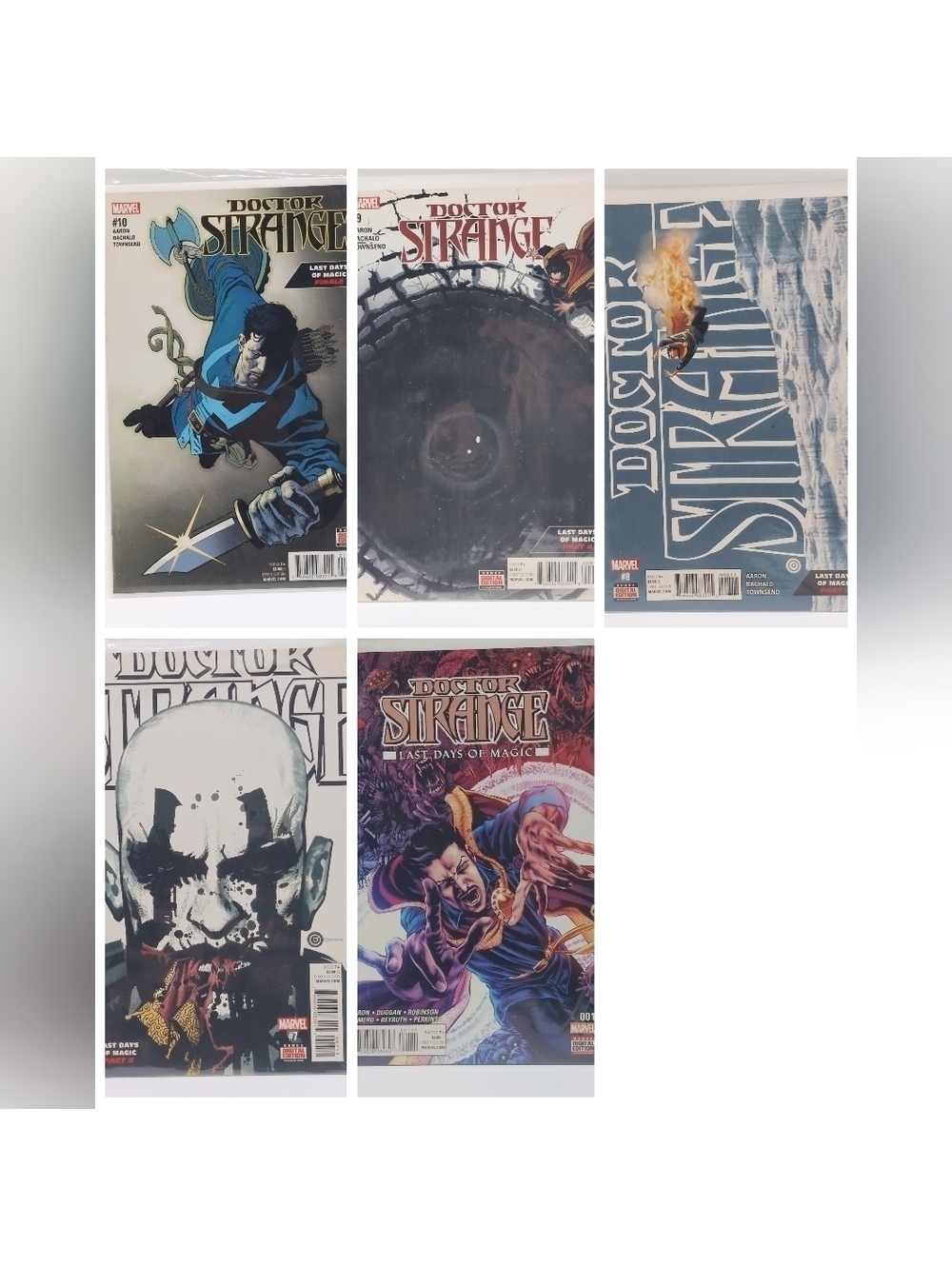Marvel Doctor Strange Comic Collection - Last Days Of Magic # 1 7 8 9 10(Finale)